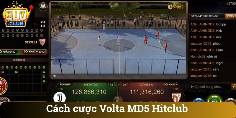 Cách cược Volta MD5 Hitclub