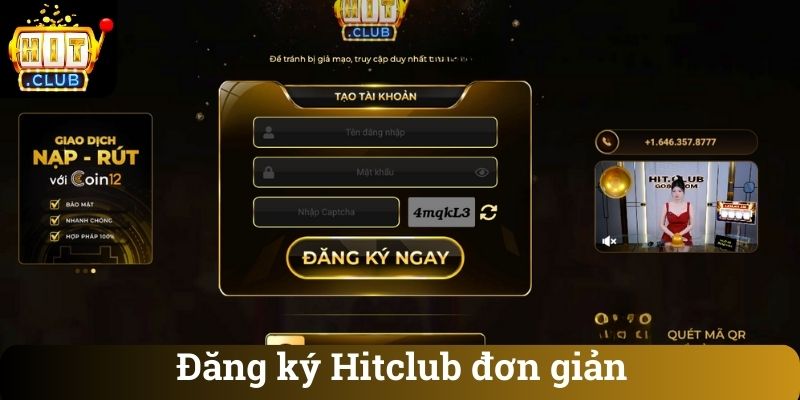 Hướng dẫn đăng ký tài khoản Hitclub từng bước