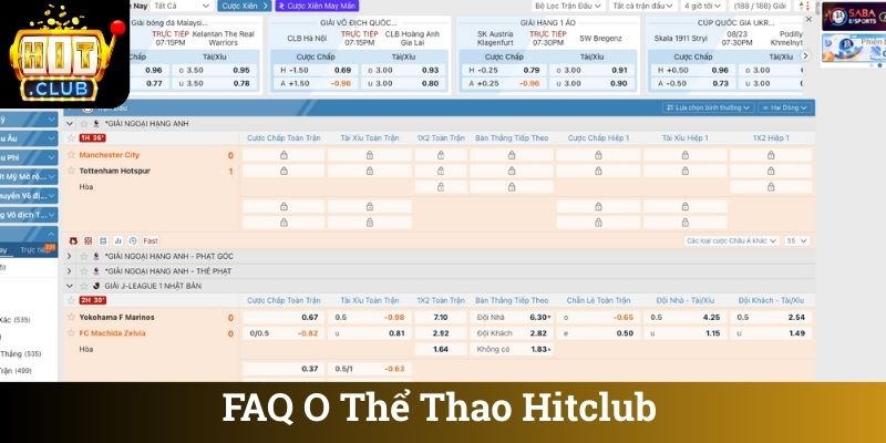 FAQ O Thể Thao Hitclub