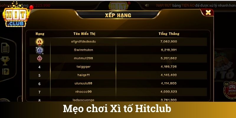Mẹo chơi Xì tố Hitclub