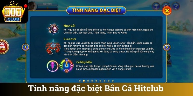 Tinh nang dac biet Ban Ca Hitclub Tính năng đặc biệt Bắn Cá Hitclub